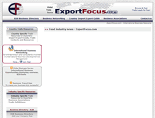 Tablet Screenshot of food.exportfocus.com