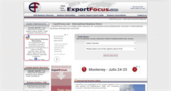 Desktop Screenshot of exportfocus.com